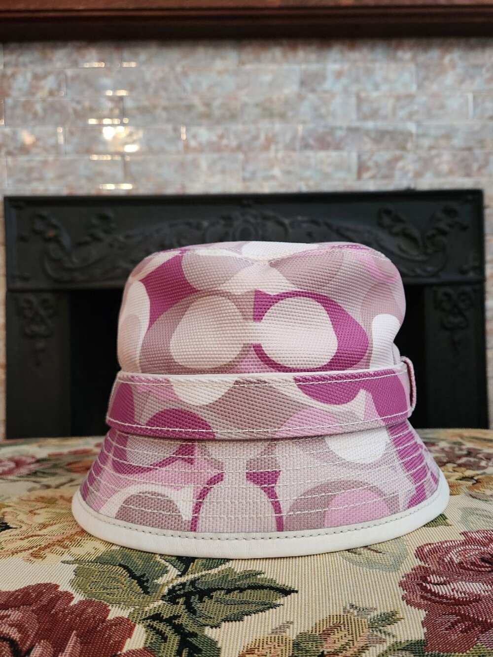y2k vintage coach bucket hat